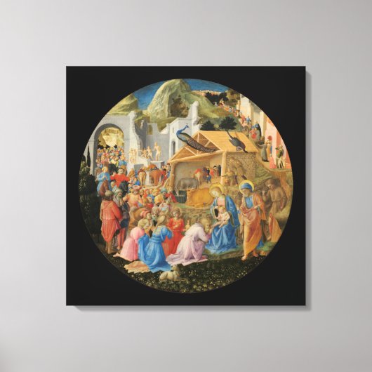 Die Verehrung der Magi Leinwanddruck (Vorderseite)