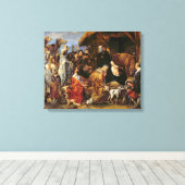 Die Verehrung der Magi Leinwanddruck (Insitu (Holzboden))