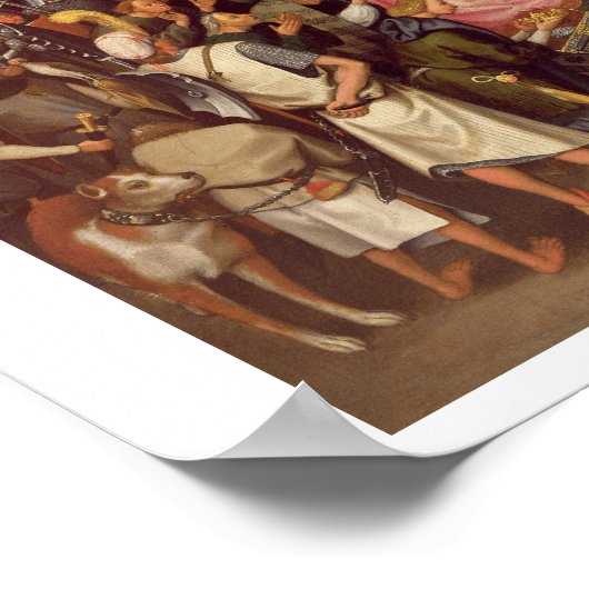 Die Verehrung der Magi Poster (Ecke)