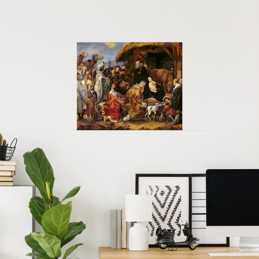 Die Verehrung der Magi Poster (Heimbüro)