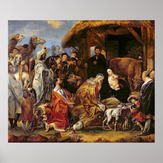 Die Verehrung der Magi Poster (Vorne)