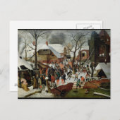Die Verehrung der Magi Postkarte (Vorne/Hinten)