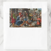 Die Verehrung der Magi Rechteckiger Aufkleber (Tasche)