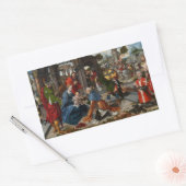 Die Verehrung der Magi Rechteckiger Aufkleber (Umschlag)
