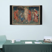 Die Verehrung der Magi (von Edward Burne-Jones) Banner (Messeveranstaltung)