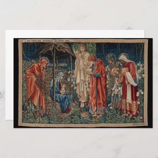 Die Verehrung der Magi (von Edward Burne-Jones) Briefpapier (Vorne/Hinten)