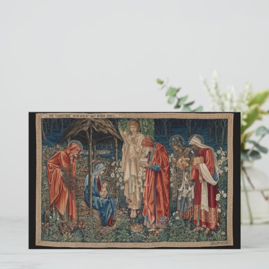 Die Verehrung der Magi (von Edward Burne-Jones) Briefpapier (Stehend Vorderseite)