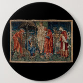 Die Verehrung der Magi (von Edward Burne-Jones) Button (Vorderseite)
