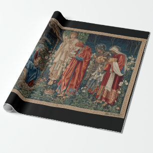 Die Verehrung der Magi (von Edward Burne-Jones) Geschenkpapier