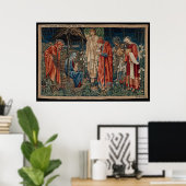 Die Verehrung der Magi (von Edward Burne-Jones) Poster (Heimbüro)