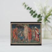 Die Verehrung der Magi (von Edward Burne-Jones) Postkarte (Stehend Vorderseite)