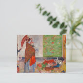 Die Verehrung der Maskenwohnung durch James Ensor Postkarte (Stehend Vorderseite)