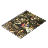 Die Verehrung der Schäfer, 1612 (Öl auf canva Notizblock (Linke Seite)