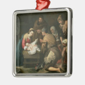 Die Verehrung der Schäfer, c.1650 Ornament Aus Metall (Links)