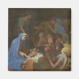 Die Verehrung der Schäfer circa 1653 Magnet