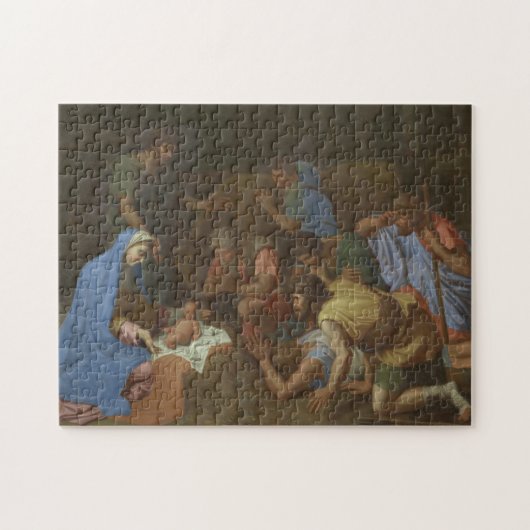 Die Verehrung der Schäfer circa 1653 Puzzle (Horizontal)