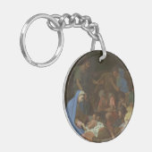 Die Verehrung der Schäfer circa 1653 Schlüsselanhänger (Vorderseite links)