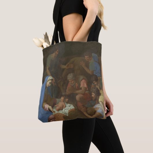 Die Verehrung der Schäfer circa 1653 Tasche (Von Nahem)