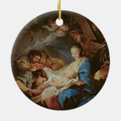 Die Verehrung der Schäfer (Öl auf Leinwand) 2 Keramikornament (Hinten)