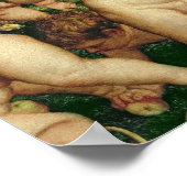 Die Verehrung der Venus, 1519 Poster (Ecke)