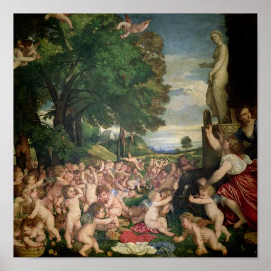 Die Verehrung der Venus, 1519 Poster (Vorne)