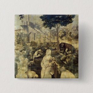 Die Verehrung der Weisen, 1481-2 Button