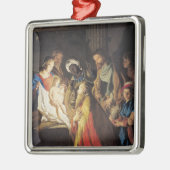 Die Verehrung der Weisen 2 Silbernes Ornament (Links)