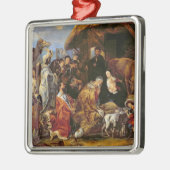 Die Verehrung der Weisen Silbernes Ornament (Links)