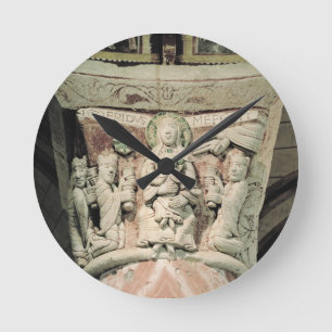 Die Verehrung der Weisen, Spalten-Hauptstadt Runde Wanduhr