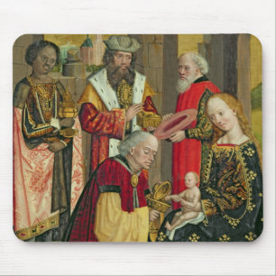Die Verehrung der Weisen, vom Hauben-Altar Mousepad