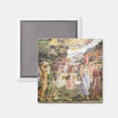 Die Verehrung des Goldenen Kalbes Magnet (Vorderseite/Rückseite)