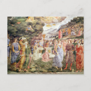 Die Verehrung des Goldenen Kalbes Postkarte