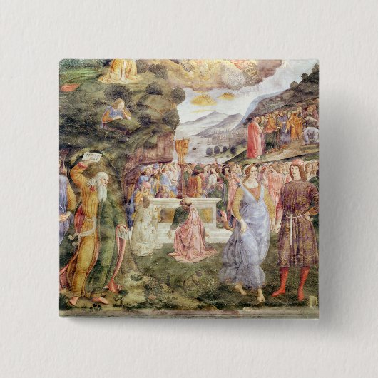 Die Verehrung des goldenen Kalbs Button (Vorderseite)