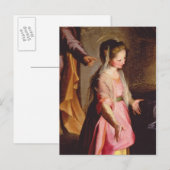 Die Verehrung des Kindes, 1597 Postkarte (Vorne/Hinten)