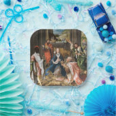 Die Verehrung des Magi-jesus-Urlaubs Pappteller (Party)