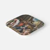 Die Verehrung des Magi-jesus-Urlaubs Pappteller (Gewinkelt)