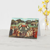 Die Verehrung des mystischen Lamms durch Eyck Hube Karte (Gelbe Blume)