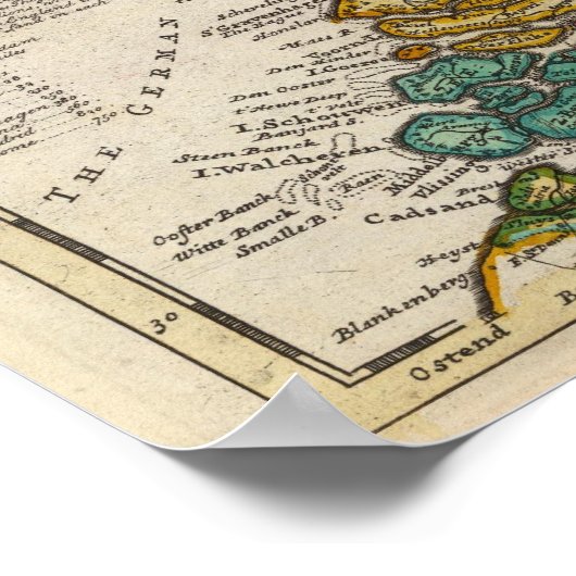 Die Vereinigten Provinzen oder Niederlande Poster (Ecke)