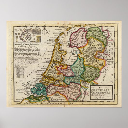 Die Vereinigten Provinzen oder Niederlande Poster (Vorne)