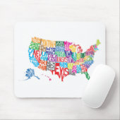Die Vereinigten Staaten in den Namen Mousepad (Mit Mouse)