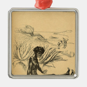Die Vereinigten Staaten nehmen Kuba von Spanien Silbernes Ornament