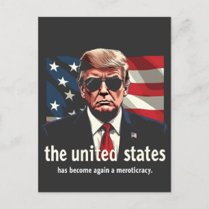 Die Vereinigten Staaten sind wieder zu einer Merit Feiertagspostkarte