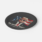 Die Vereinigten Staaten sind wieder zu einer Merit Pappteller (Schrägansicht)