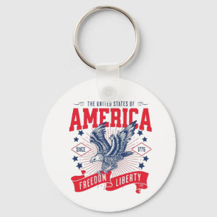Die Vereinigten Staaten von Amerika - Freiheit und Schlüsselanhänger