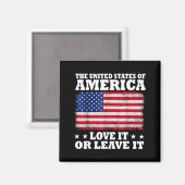 Die Vereinigten Staaten von Amerika Liebe oder ver Magnet (Vorderseite/Rückseite)