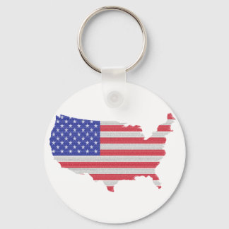 Die Verfassung der USA als Amerika geformt Schlüsselanhänger