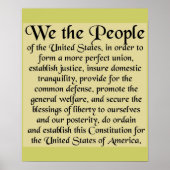 Die Verfassung der USA Poster (Vorne)