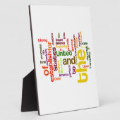 Die Verfassung der Vereinten Staaten Präambel der  Fotoplatte (Seite)