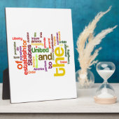 Die Verfassung der Vereinten Staaten Präambel der  Fotoplatte (Seite)