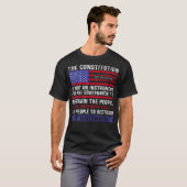 Die Verfassung ist ein Instrument - das Patriotisc T-Shirt (Vorne ganz)